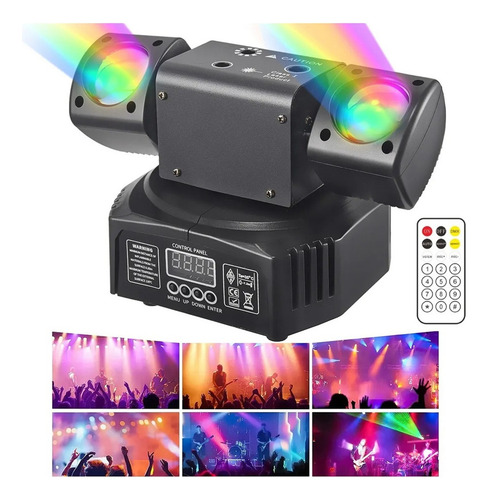 Refletor De Cabeça Móvel Led Robótico Para Djs Dmx-512