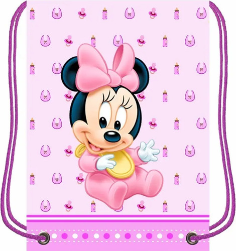20 Morralitos Dulceros Mimi Y Mickey Bebes Niña + Regalo* | Envío gratis