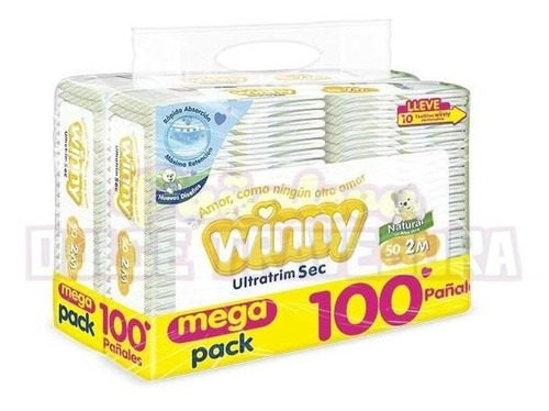 Pañal Winny Etapa 2 X200 Ultratrim - Unidad a $1124