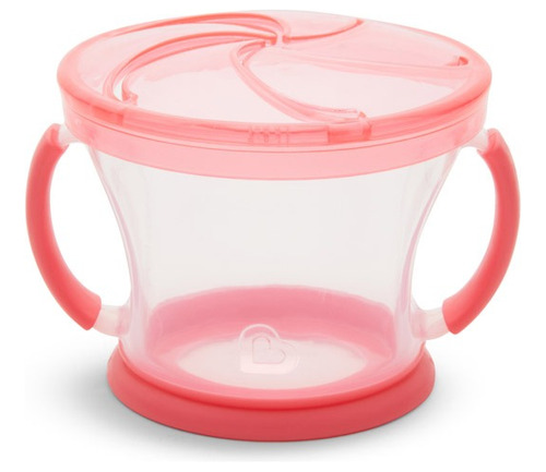 Pocillo Antiderrames Munchkin Snack Catcher, Rosado