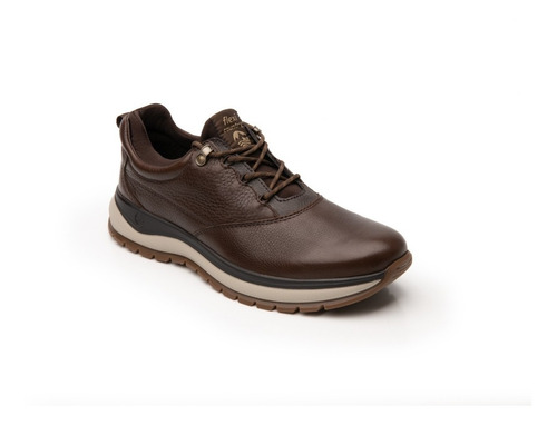 Zapato Flexi Randall Outdoor 401001 Café Piel Caballero 