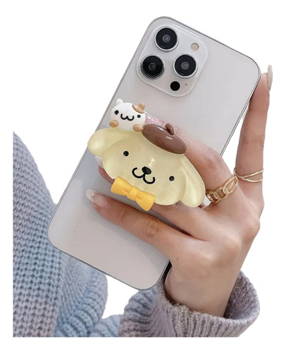 Soporte Hello Kitty Y Amigos Para Celular Pompompurin
