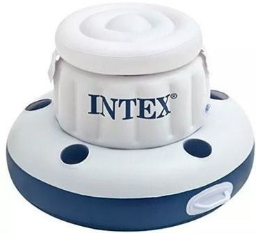 Cava Hielera Nevera Inflable Flotante De Piscina Marca Intex