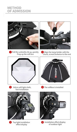 2 Kit Softbox Octabox Triopo 65cm + Tripie De 2 Metros (Usado)