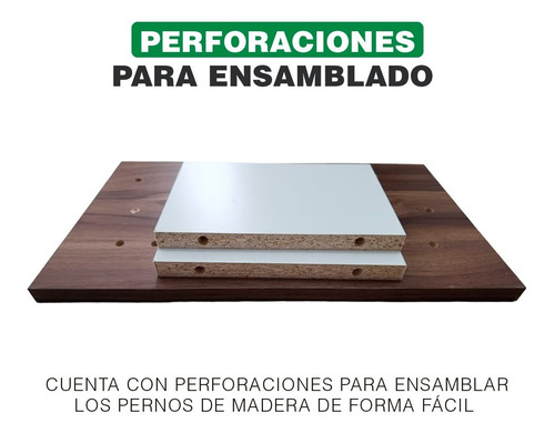 Porta Llaves Y Organizador Armable Para Pared Nogal.2066
