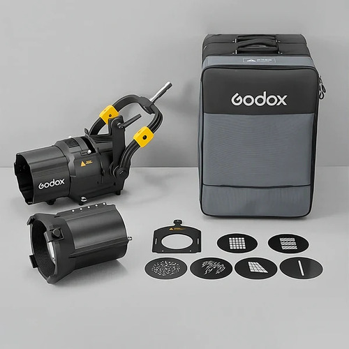 Kit De Godox Spotlight 19° Para Lámpara Mg1200bi Estructura Negro Luz Blanco Neutro