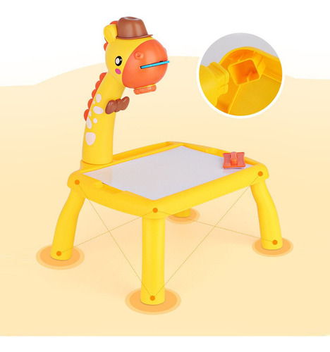 Jirafa Proyector De Dibujo Mesa De Arte Para Niños Set Largo