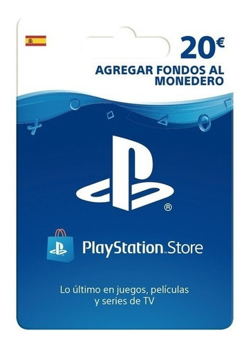 Tarjeta De Regalo España Psn 20 Euros Playstation Gift Card