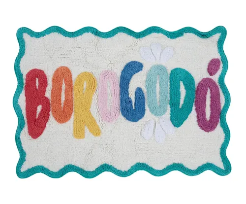 TAPETE DE BANHEIRO BOROGODÓ ARTESENAL EM ALGODÃO WESTWING COLLECTION BRANCO