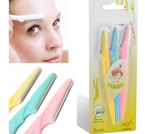 Perfilador Cejas X3 Unidades Navaja Depilador Oferta!