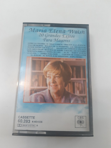 Maria Elena Walsh - 20 Grandes Exitos Para Mayores (1989)