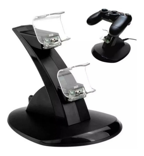 Cargador Genérico 12v Dual Para Consola Negro