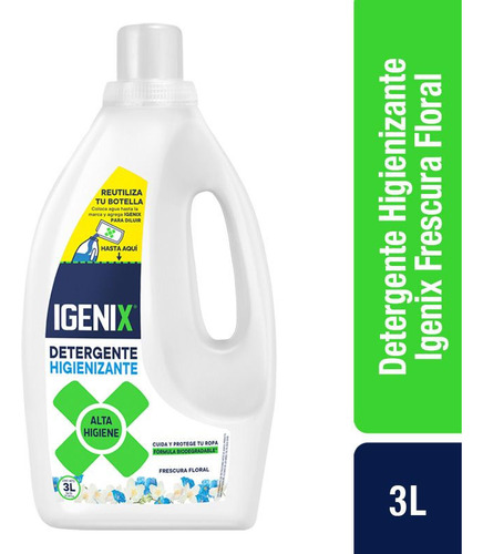 Detergente Liquido Igenix 3 Lts