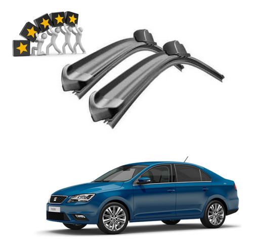 Plumas Limpiaparabrisas Curvas Seat Toledo 2013 Al 2020