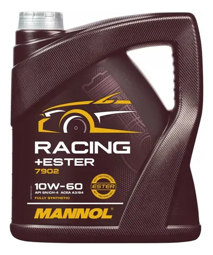 Aceite Mannol 10w60 Racing 4lts + Ester Sintetico Aleman