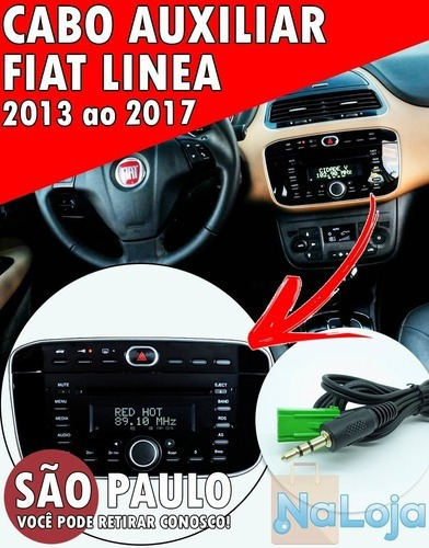 Cabo Auxiliar Fiat Linea 2013 Ao 2017 + Chave De Remoção 