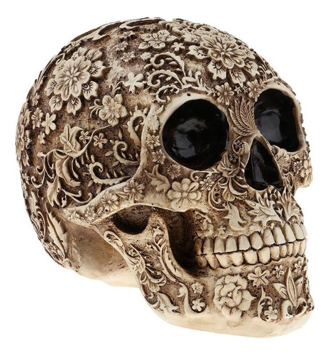 Cabeza De De Resina Coleccionables Estatua De Cráneo
