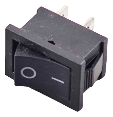 Mini Switch Balancín On Off Negro Apagador Interruptor 10 Pz