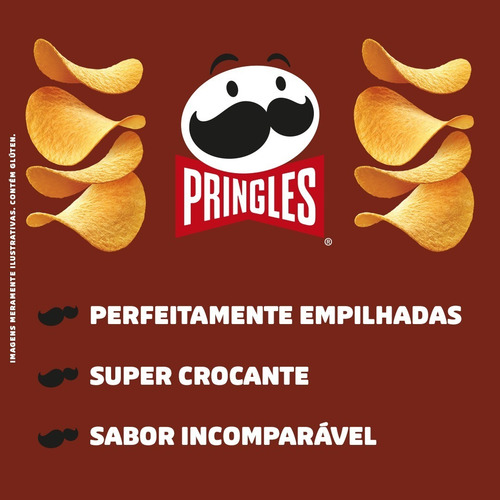 Combo Batata Pringles Churrasco 18 Unidades