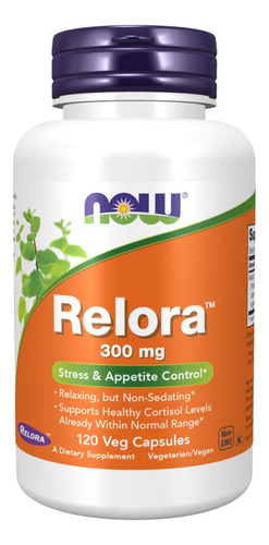 Supplement Now Relora 300 Mg (mezcla De Extractos De Plantas