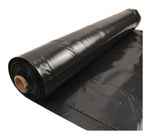 Rollo De Plastico Negro 1 Metro Lineal X 3 Metros De Ancho