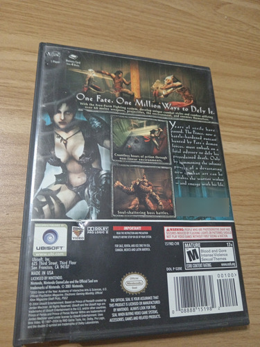 Prince Of Persia Warrior Within Gamecube (Usado)