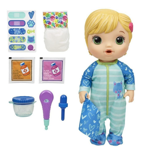 Boneca Baby Alive Aprendendo A Cuidar Loira E6937 Hasbro