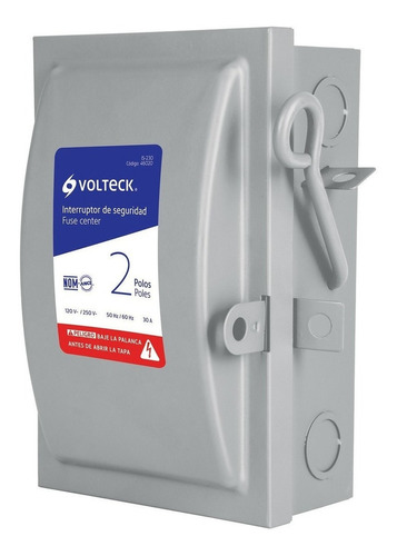 Interruptor Seguridad 2 Polos 30 Volteck 46020