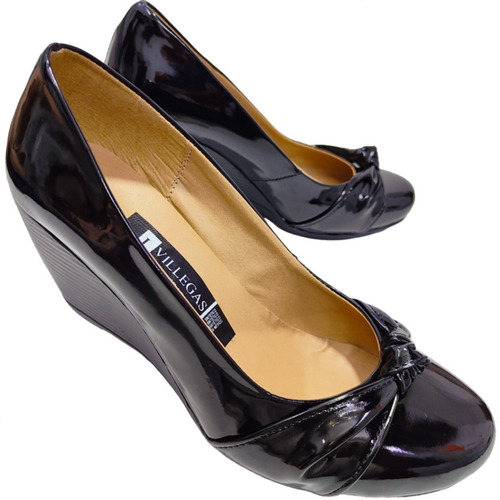 Imagen 8 de 9 de Zapato Tacon Puente 6cm Nudo Comodo Durable J Villegas