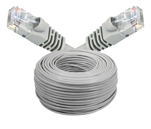 Cable De Red 3 Mts  Con Fichasrj 45 Armado Ethernet 