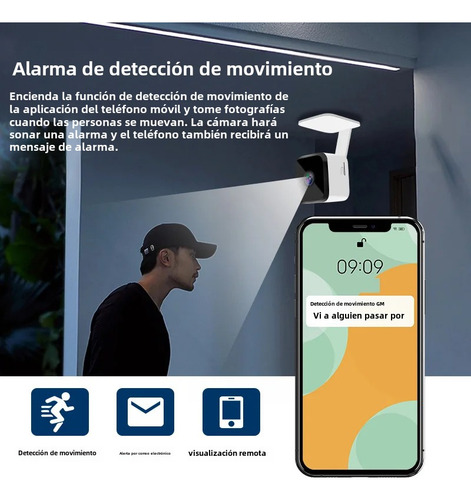 Câmera De Visão Noturna Infravermelha Hd Com Intercomunicaçã