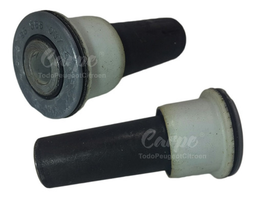 Imagen 3 de 8 de Kit 2 Bujes Superior Soporte Punta Eje Delantero Peugeot 407