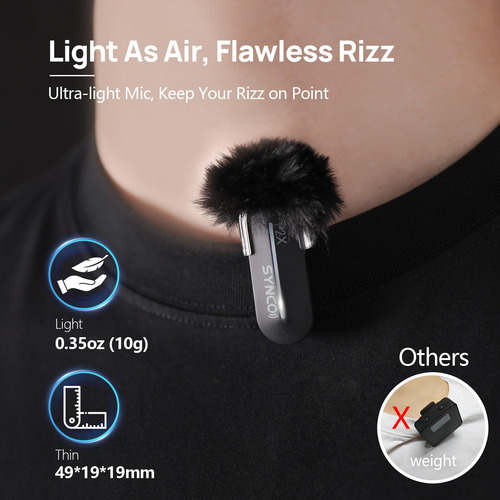 Micrófono Lavalier Inalámbrico Para iPhone Profesional Y C
