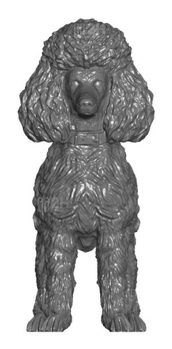 Estatua Figura Perro Caniche Poodle Mod1 Diseño Decoración 