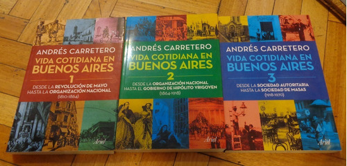 Andrés Carretero. Vida Cotidiana En Buenos Aires. 3 To&-.
