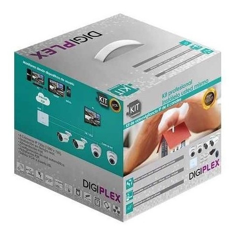 Combo De 4 Cámaras Hd Digiplex Con Todo Sus Accesorios Nuevo