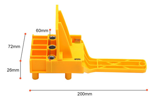 Modelo De Plástico Abs Portátil Para Pinos De Madeira R