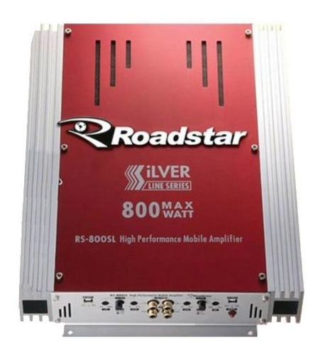 Módulo Amplificador Rs800sl 4 Canais 60w Rms 4 Ohms Roadstar