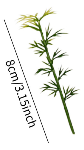 100pcs Modelo De Bambu Árvores, Árvores De 8cm