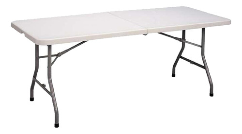 Mesa Plegable Tipo Valija 244 Cm  Blanca