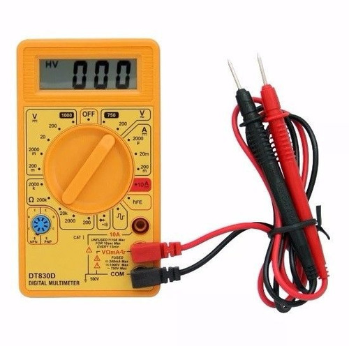 Tester Digital Ja Dt-830d Multimetro Con Buzzer