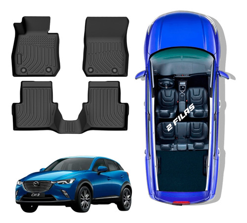 Protector Cubre Piso 5d Tpe Mazda Cx-3 2016-2022
