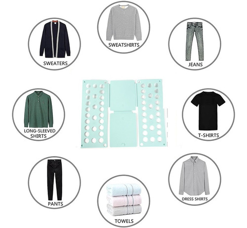 Sistema Organizador De Ropa Tablero Plegable Para Ropa