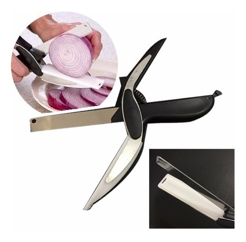 5 Unidad Cortador Tijeras Cuchillo Con Tabla Cocina