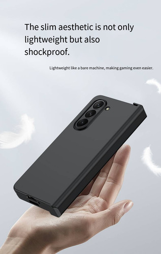 Funda Para Samsung Z Fold3/4/5/6 Funda Protectora Vertical Ultrafina, Funda Protectora Para Teléfono, Visualización Con Manos Libres