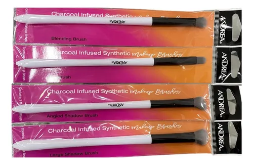Kit X9 Pinceles Andrea Maquillaje Ojos Y Cejas