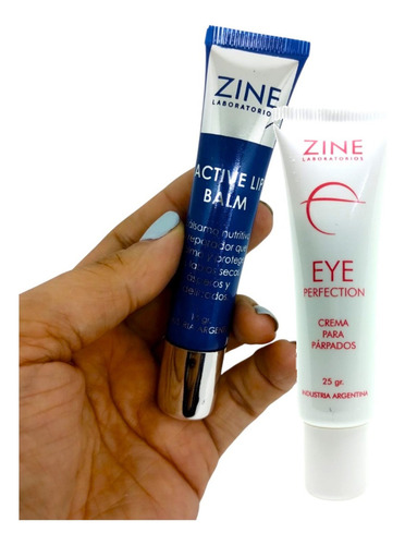 Set Reparador Labios Lip Balm Y Parpados Eye Perfection Zine