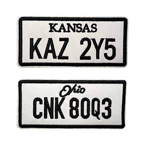 Parches De Hierro Bordados Kaz 2y5 Cnk 80q3 Placas De M...