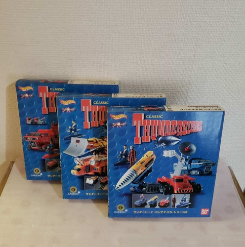 Bandai Charawheels Thunderbird Collection Complete Set