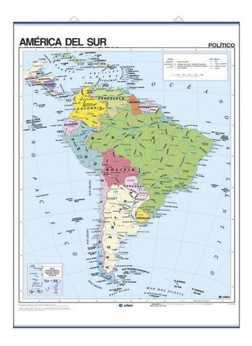 Libro: América Del Sur, Físico / Político. Edigol Ediciones.